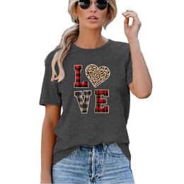 LOVE Letter Printed T-shirts Women Casual O Neck Long Sleeve Loose Tee Shirt Spring Autumn Plus Size Ladies T Shirts Female 210412