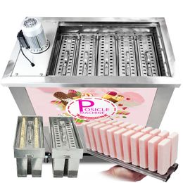 Commercial Brazilian Slim designated 5 Moulds ice Popsicle Machine, ice bars Maker, ice pops machine with 5 Slim Moulds