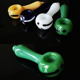 Smoking Pipe Heady Glass Spoon Pipes Mini Dab Oil Burner Glass Pie Hand Wholesale SW72