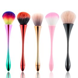 Multifunctional Fashion Nail Brushes for Beauty Salon Personal Nails Cleaning Brush Soft Fine Hair Colourful Holders