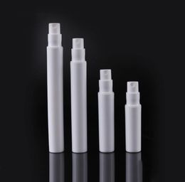 Wholesale Empty Sample Spray Bottles 2ml 3ml 4ml 5ml White Plastic Perfume Bottle Vials 1000pcs/lot SN2741