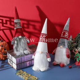 Party Supplies Swedish Tomte Christmas faceless Gnome Ornaments Scandinavian Santa Elf Plush Dolls Xmas Thanksgiving Winter Holiday Table Decor