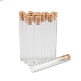 4ml 10x75mm Small Glass Test Tube Vials Jars With Corks Stopper Empty Transparent Mason Bottles 100pcs Free Shippinghigh qty