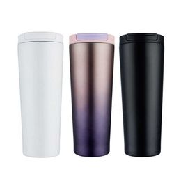 ASFULL Vacuum Thermos Mug Coffee Cup 500ML Stainless Steel With Lid Travel Flask s For 210615