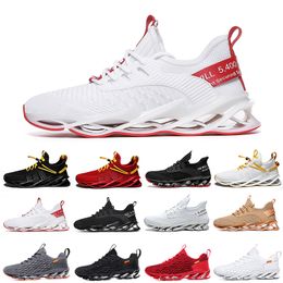 Good quality Non-Brand men women running shoes Blade slip on black white red gray Terracotta Warriors mens gym trainers outdoor sports sneakers size 39-46