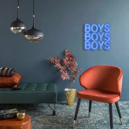 "BOYS" word sign Other colors can be customized Wedding decorations wall decoration led neon light 12V Super Bright