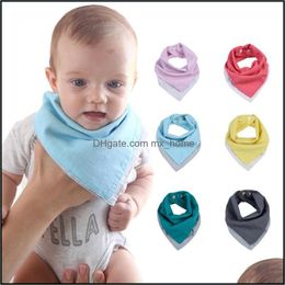 Hair Aessories Baby, Kids & Maternity Muslin Cotton Baby Bibs Unsiex Born Bandana Soft Toddler Triangle Scarf Unisex Drop Delivery 2021 D6Xf