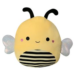 butterflies toys NZ - Squish Pillow Plushie Toy Kawaii Bumble Bee Butterfly Soft Animal Pillow Buddy Stuffed Doll Cushion Birthday Gifts For Kids Girl