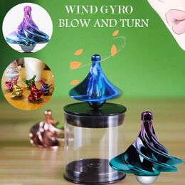 2021 Spinning Top e Fingertip Gyro Brinquedos para Crianças, Vento Sopro, Fidget-Spinner Cool Stress Reliever Toy F Descompression por venda por atacado