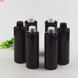 New arrival (25pcs/lot)250ml empty Toner water black bottle Cosmetic packaging 250cc DIY bottles with screw capgoods