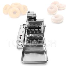 Electric 4 Rows Frying Dough Making Machine 2000W Commercial Doughnut Maker