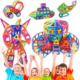 Big Size Magnetic Toys Building Blocks Magnetic Designer Construction Set Building Toy Magnet For Children Q0723