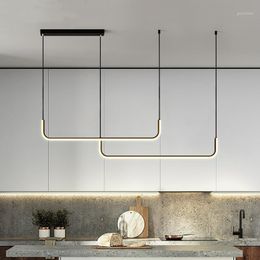 Suspension Chandelier Modern For Kitchen Dining Room Table Nordic Minimalist Ceiling Pendant Lamp Office Lighting Fixture