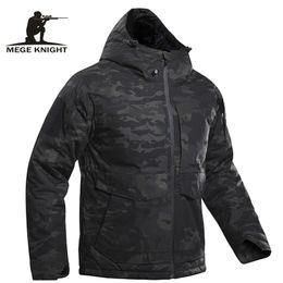 Mege Tactical Jacket Winter Parka Camouflage Coat Combat Military Clothing Multicam Warm Outdoor Airsoft Outwear windcheater 211129