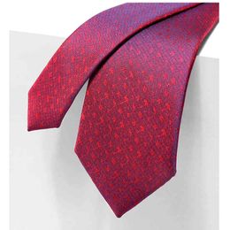 Brand Luxury Wine Red Plaid Tie For Men 7 CM Wedding Business Fashion Dress Suit Silk Polyester Male Necktie With Gift Box