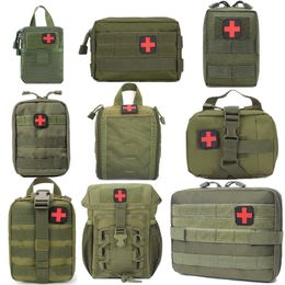 Military EDC Tactical Bag Waist Belt Pack Hunting Vest Emergency Tools Outdoor First Aid Kit Camping Survival Pouch W220311