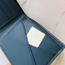 2021 designers wallets cardholder men women short blue long purses fashion Grey flower leather bags High Quality zipper clutched h284B