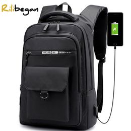 Men Laptop Waterproof Travel Backpack Fashion Laptop Schoolbags
