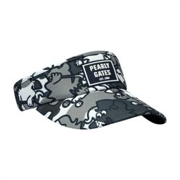 New golf PG camouflage cap, men's and women's sun visor, trendy casual tennis cap, sports fashion empty cap Q0911