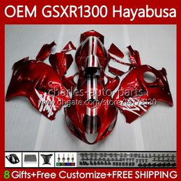 Injection For SUZUKI Hayabusa Body GSXR-1300 Pearl red GSXR 1300 CC 08-19 77No.152 1300CC GSXR1300 08 2008 2009 2010 2011 2012 2013 GSX R1300 14 15 16 17 18 19 Fairings