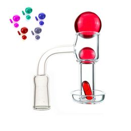 Terp Slurpers Blender Smoking Quartz Banger 10mm 14mm 18mm 20mm OD Nails For dab oil rig Bongs With Pill Glass Marble Ruby Pearls