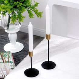 Simple and modern candlestick ornaments home living room light luxury romantic dining table ornaments Christmas decorations 210722