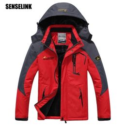 Winter Parkas Men Brand Windproof Windbreak Plus Velvet Thick Warm Jacket Parkas Coat Men Military Hooded Parkas Jacket Men 211129