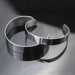 10pcs Titanium Blank Stamping Bracelet Diy Leather Cuff Bangles Jewellery Making D28 20 Dropshipping Q0717