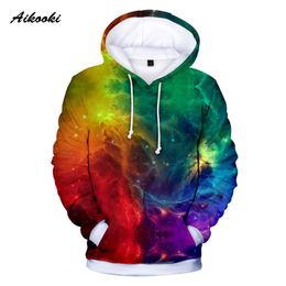 Space Night Printed Hoodies Men Boy Sweatshirts 3D Pullovers Galaxy Tracksuit