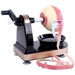 Apple Peeler Machine Slicing Machine Pear Tool Home Hand-cranked Clipping Fruit Cutter Vegetable Tools Potato Slicer Cutter 210406