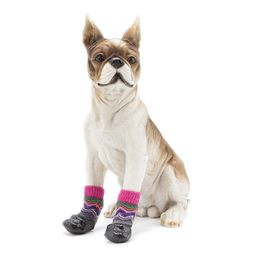 Outdoor impermeabile antiscivolo antimacchia 4 pezzi/set calzini per cani e gatti stivaletti scarpe protezione per zampe per cani di taglia piccola
