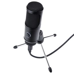Recording USB Condenser Microphone Professional Studio Microphones PC Computer Laptop Voice Podcasting Youtobe Mic Stand