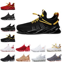 Fashion Non-Brand men women running shoes Blade slip on black white all red Grey orange gold Terracotta Warriors trainers outdoor sports sneakers