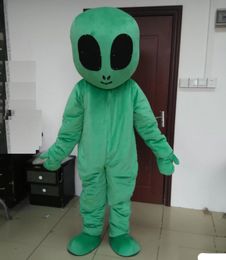 High quality green aliens Mascot Costumes Christmas Fancy Party Dress Cartoon Character Outfit Suit Adults Size Carnival Xmas Fun Performance Easter Theme Clothes