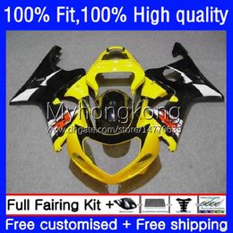 Injection Mould Fairings For SUZUKI Light yellow GSX-R1000 GSXR1000 K2 00-02 Bodywork 24No.28 GSXR 1000 CC 1000CC 00 01 02 GSXR-1000 2000 2001 2002 Motorcycle OEM Bodys