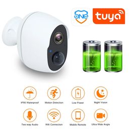 S1 Battery Camera Rechargeable Battery IP65 Outdoor Wireless WiFi 1080P Smart Surveillance IP Cameras Night Vision Security CCTV Tuya onecam app