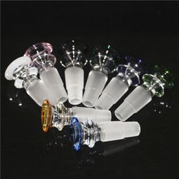 hookahs Glass bong bowl adapter 14mm and 18mm male joint for water pipes smoking pipe recycler oil rigs bongs
