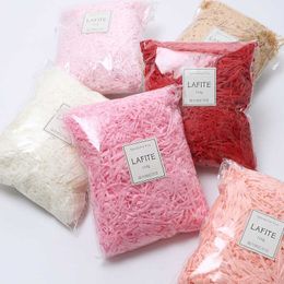 DIY Paper Raffia Shredded Lafite Filling Material for Gift Box Cany Boxes Wedding Marriage Home thanksgiving Party & Holiday 210610