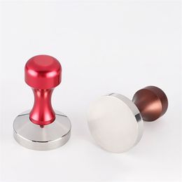 Coffee Tamper Espresso 2 Colors Machine Press Flat Base Bean Mill Kitchen Tools Coffe Pot 210423