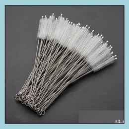 Other Drinkware Kitchen, Dining Bar Home & Garden175*30*5Mm 1000 Piece Stainless Steel Wire St Cleaner Sts Cleaning Bottle Brush Drop Delive