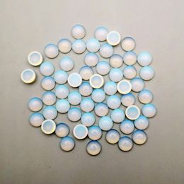 Natural stone 6mm 8mm 10mm 12mm Round Loose Beads opal patch face for natural stone necklace ring earrrings jewelry accessory