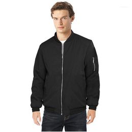 Men's Jackets Bomber Jacket Mens Casual Coats Slim Windbreakers Fashion Male Outwear Brand Clothing Plus Size1
