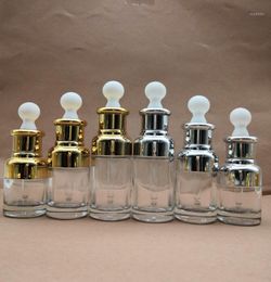 perfumes tube Canada - Storage Bottles & Jars Glass Bottle With Pure Dropper Perfume Sample Tubes For Essential Oil Liquid Reagent Pipette Refillable Empty 20 30 5