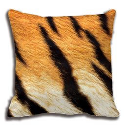 Tiger Stripes Pillow Decorative Cushion Cover Case Customise Gift High-Quility By Lvsure For Car Sofa Seat Pillowcase Cushion/Decorative