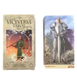Double-sided Vicecersa Tarot 78pcs Deck Playing Cards Adults Gift Party Board Games for Entertainment