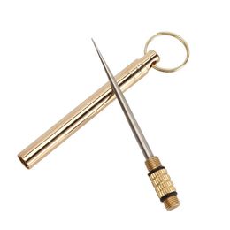 Latest Brass Portable Smoking Hookah Shisha Bowl Philtre Hole Needle Stick Rod Innovative Design Bong Dry Herb Tobacco Cleaning Hook Poker Multi-function DHL Free