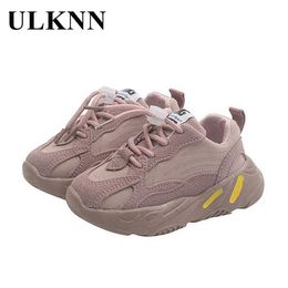Children's sports Sneakers 2021 boy's casual shoes girls pink running shoes kid's leisure white shoe toddler baby sneakers 21-36 G1025