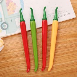 Gel Pens 1pcs Pen 0.5mm Cute Pepper Net Red Signature Black Core Student Exam Office School Stationery Gift