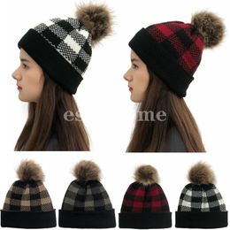 Party Hats adult Thick Warm Winter Hat For Women Soft Stretch Cable Knitted Beanies cap Womens Girl