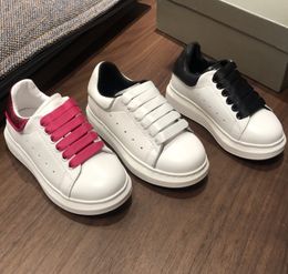 McQ26 Kids Sneaker Running Shoes Baby Girl Boy Genuine Leather Infant Toddler Trainers Children Sneakers with Box